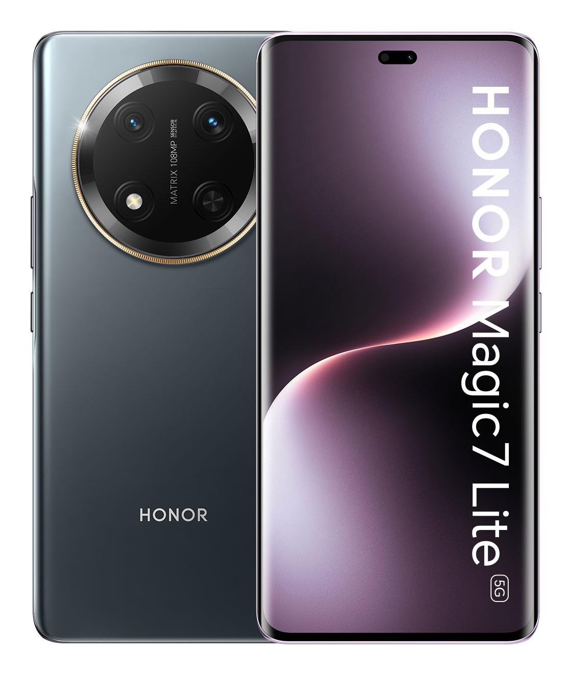 Honor Magic7 Lite 5G 8GB/512GB Black Mobilais Telefons