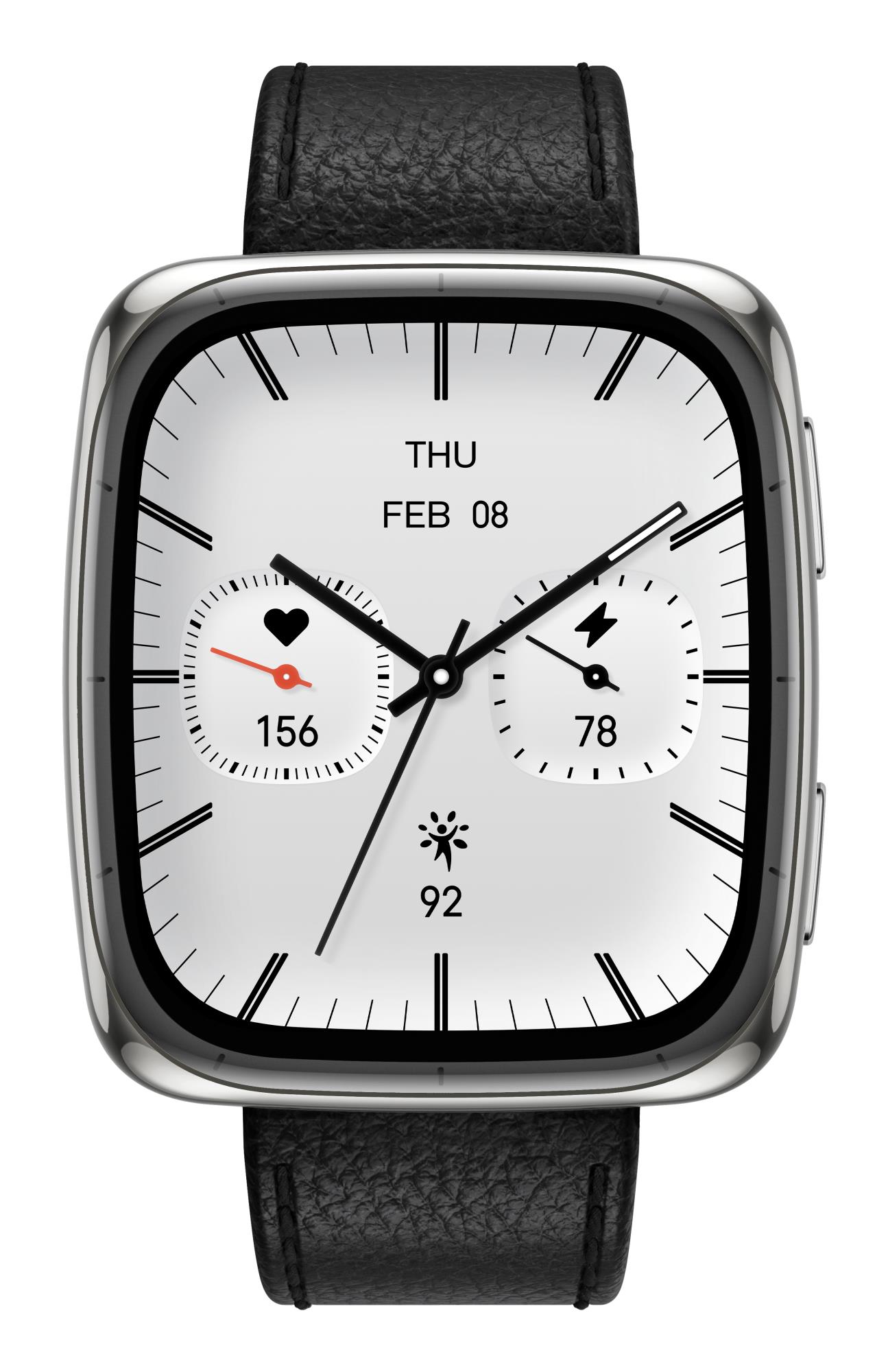 Amazfit Active 2 Square Smartwatch Black (W2434GL2N) 6972596108818 Viedais pulkstenis, smartwatch