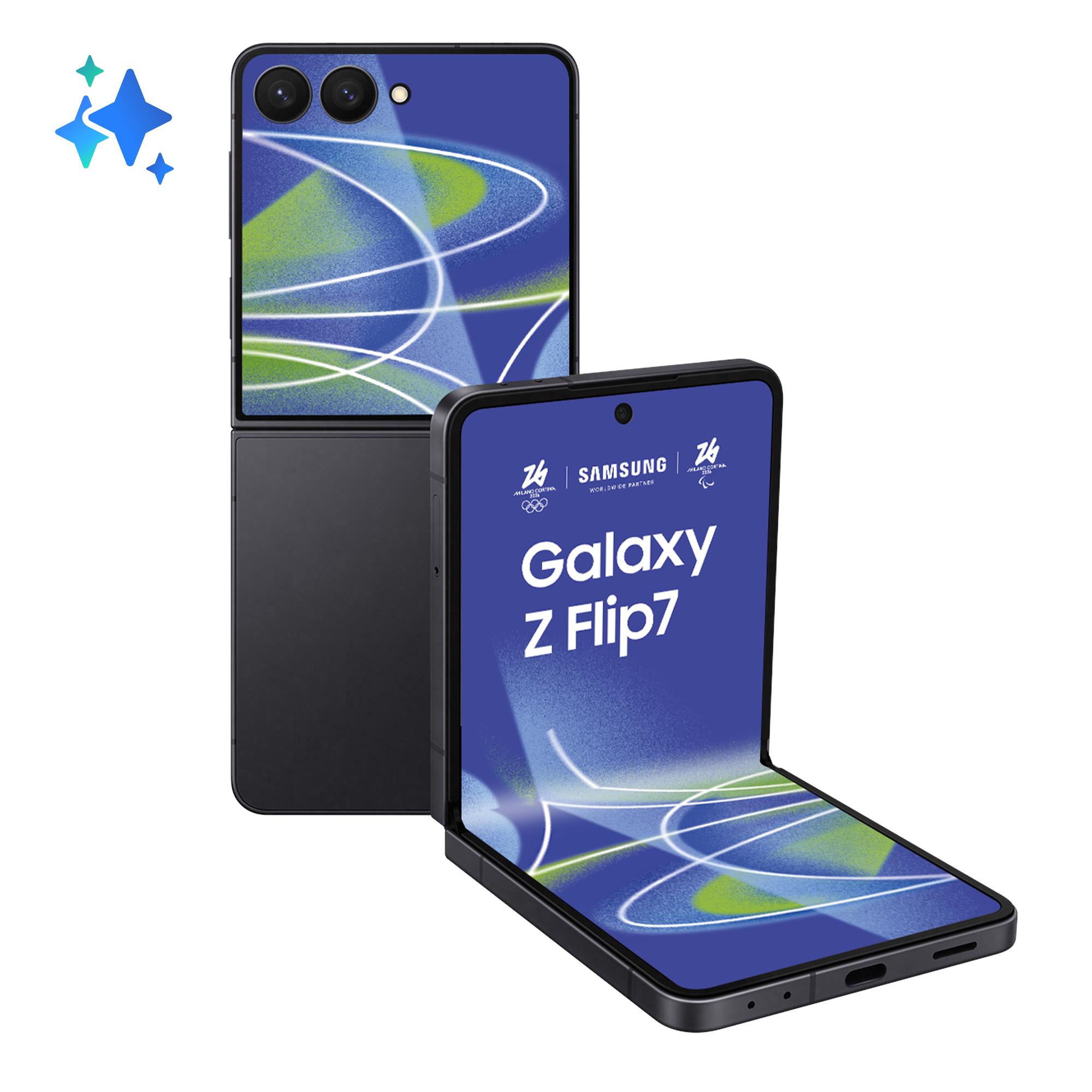 Samsung Galaxy Z Flip7 5G 12GB/512GB Black Mobilais Telefons