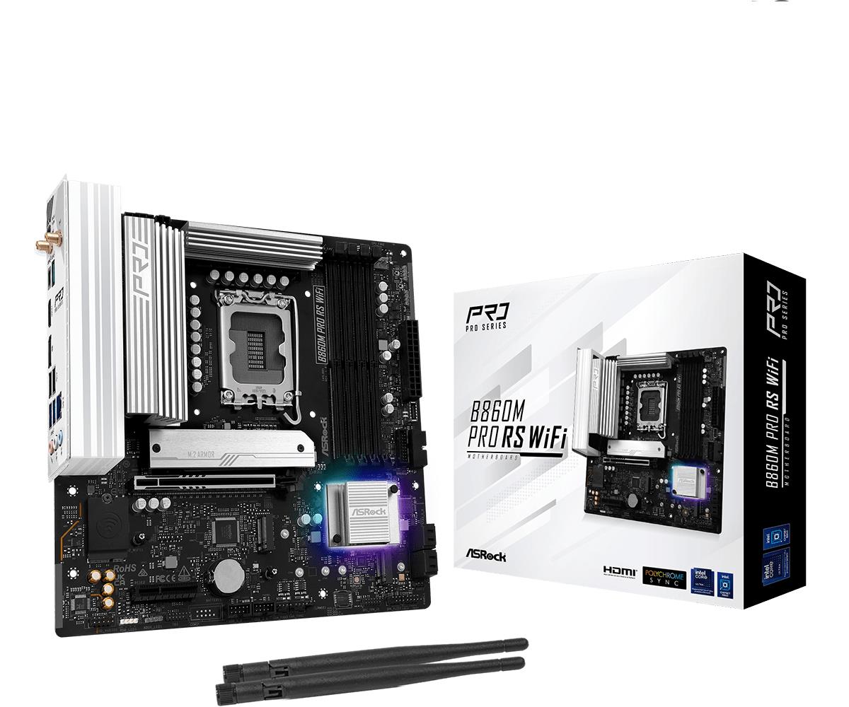 MainboardASROCKIntel B860LGA 1851 (Socket V1)micro ATXRAM