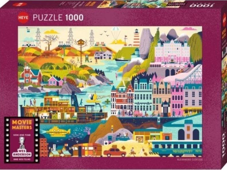 Heye Puzzle 1000 Filmy Wesa Andersena