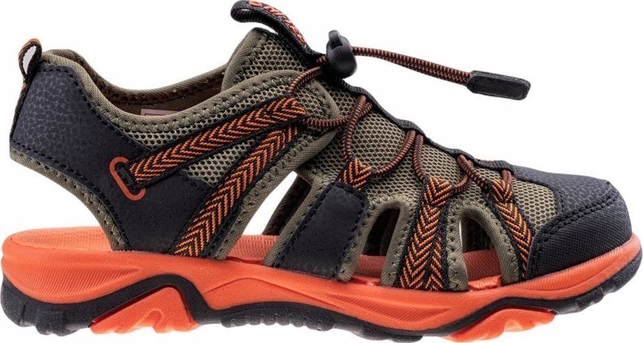 hitec Sandaly dzieciece Hi-Tec Sanev Jr czarno-pomaranczowe rozmiar 34