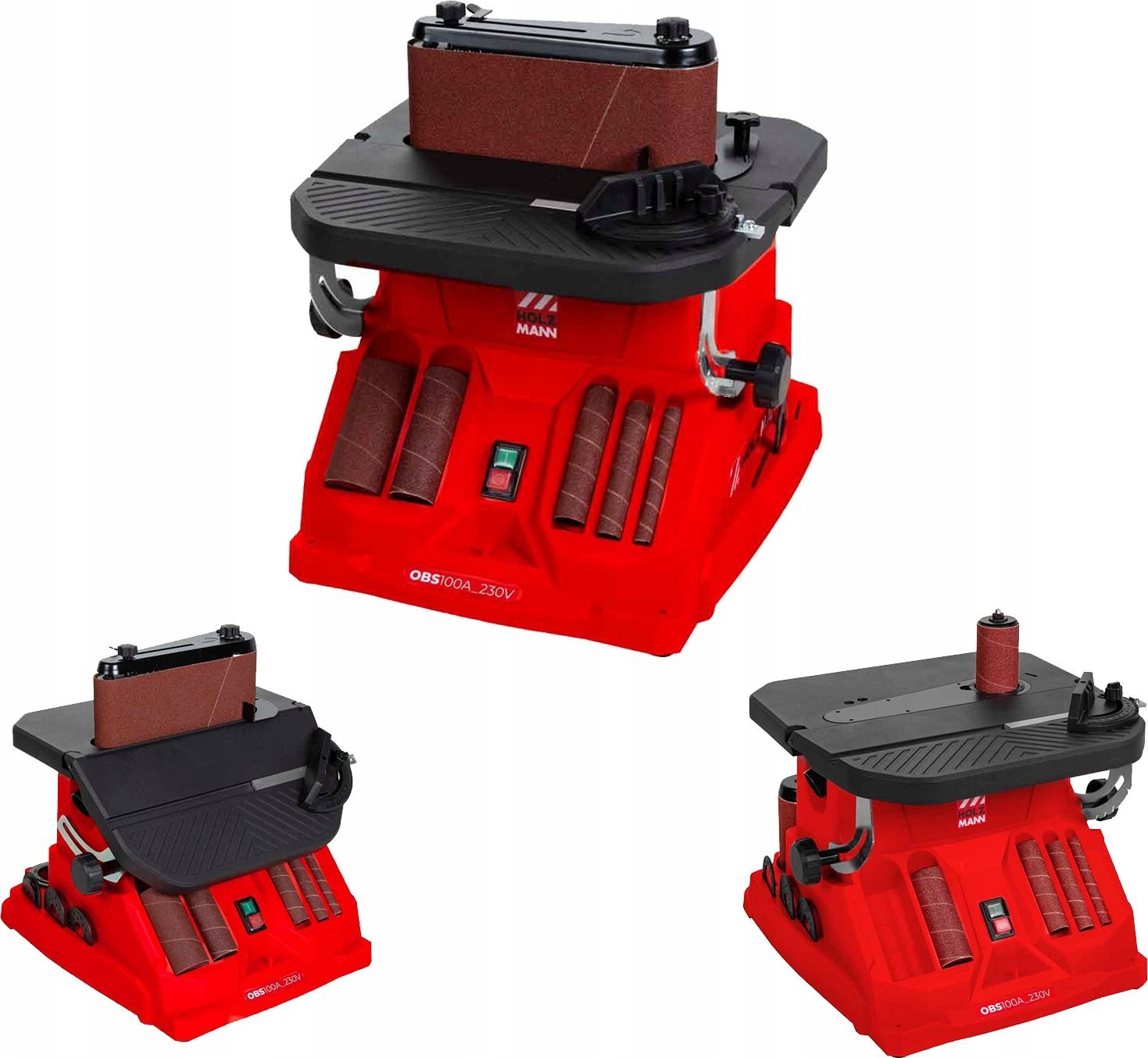 Holzmann OBS100A_230V Band- und Spindelschleifmaschine Slīpmašīna