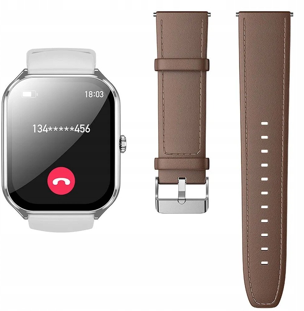 HOCO smartwatch z funkcja rozmowy AMOLED Y28 srebrny 6942007648486 (6942007648486) Viedais pulkstenis, smartwatch HOCO smartwatch z funkcja rozmowy AMOLED Y28 srebrny 6942007648486 (6942007648486) Viedais pulkstenis, smartwatch