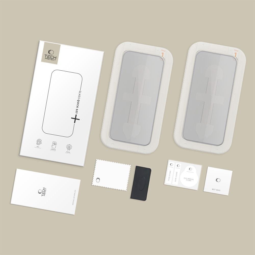 Hofi SZKLO PRYWATYZUJACE TECH-PROTECT QUICK SET SPY+ 2-PACK IPHONE 12 / 12 PRO PRIVACY 5906302318742 (5906302318742) aizsardzība ekrānam mobilajiem telefoniem