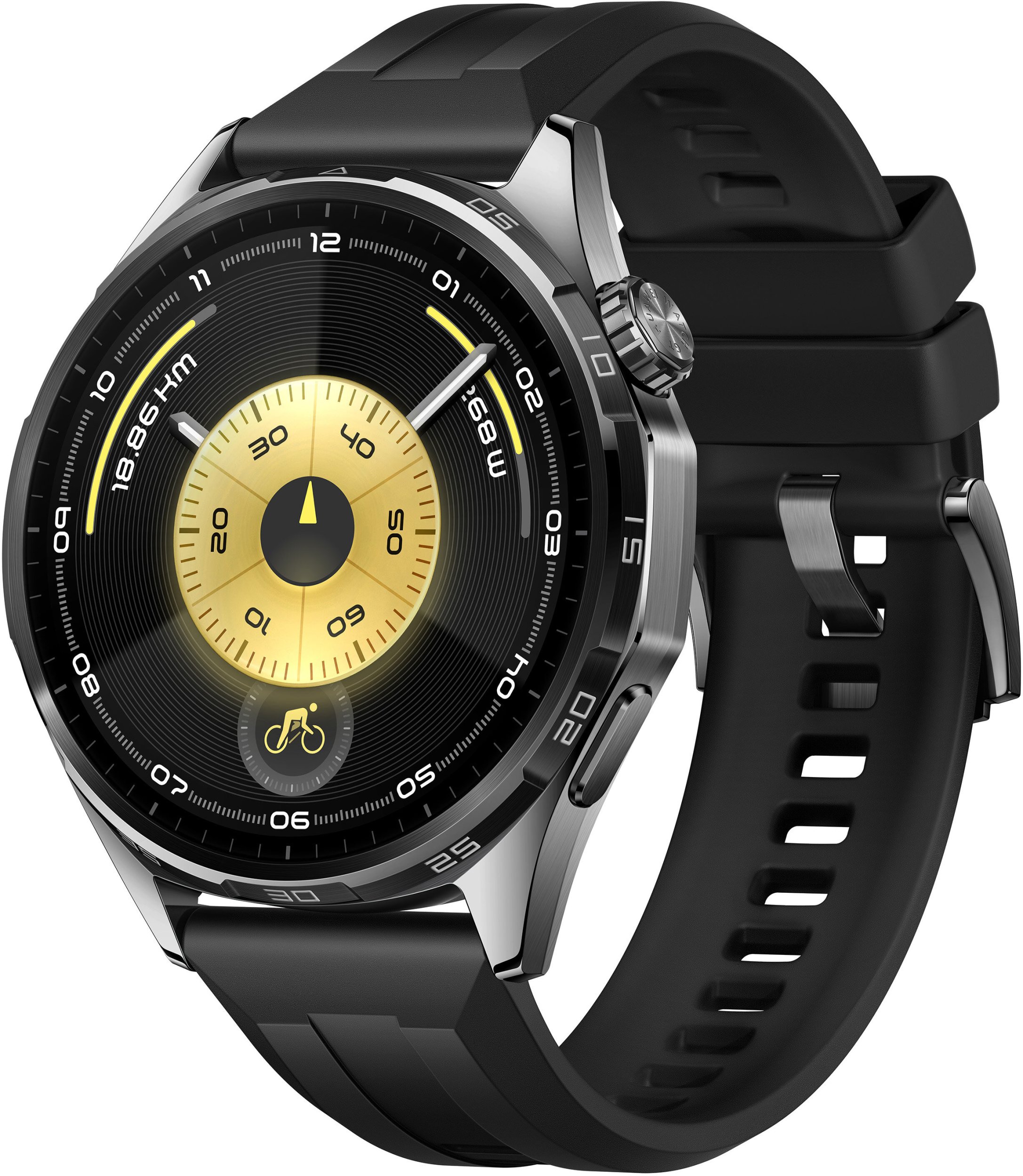 Huawei WATCH GT 6 46mm | Smart watch | GPS (satellite) | AMOLED | 1.47 inches | Waterproof | Black Viedais pulkstenis, smartwatch Huawei WATCH GT 6 46mm | Smart watch | GPS (satellite) | AMOLED | 1.47 inches | Waterproof | Black Viedais pulkstenis, smartwatch