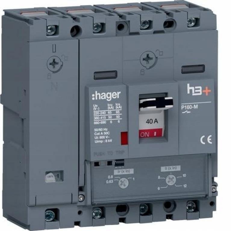 Hager Wylacznik mocy 4P 40A 50kA