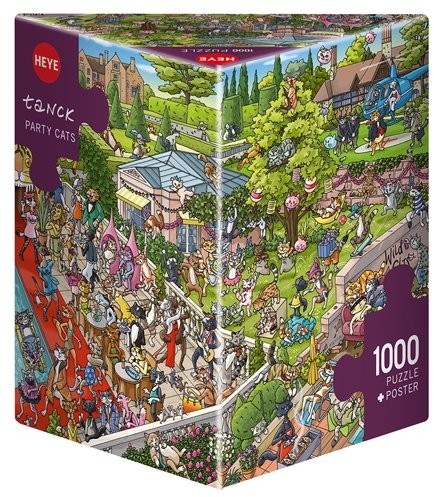 Heye Puzzle  1000 elementow. Kocia impreza