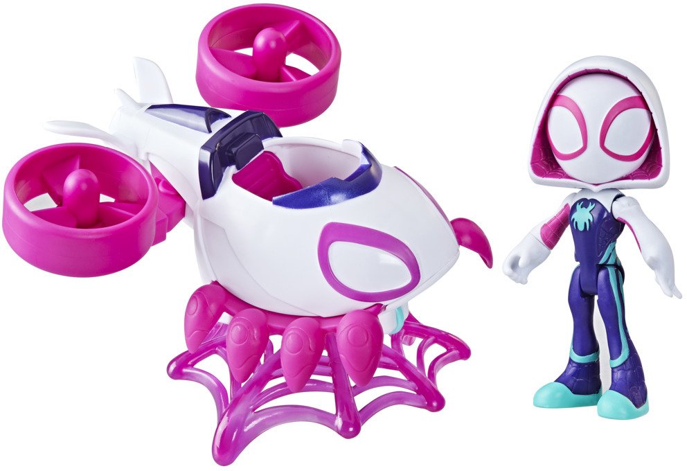 Hasbro SPD Spidey Ghost Spider+pojazd F7456