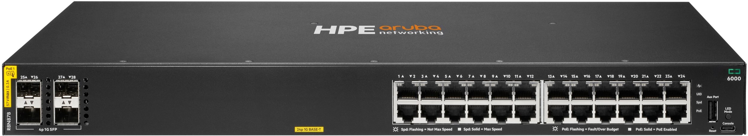 Switch HPE Aruba Networking CX 6000