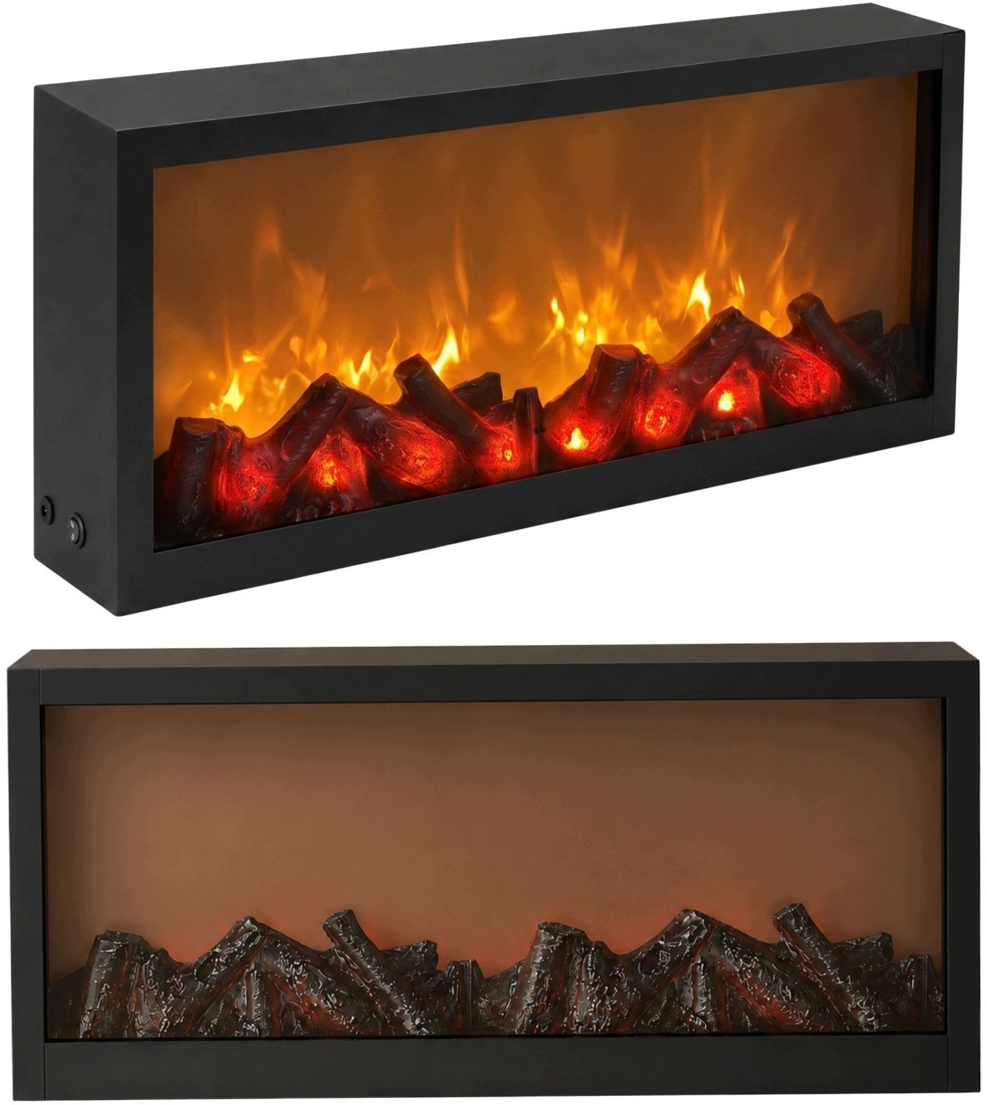 HS Decoration Kominek dekoracyjny LED  metalowy