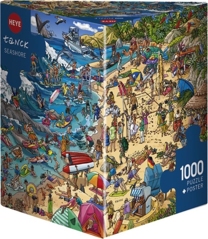 Heye Puzzle 1000 elementow Zwariowana plaza