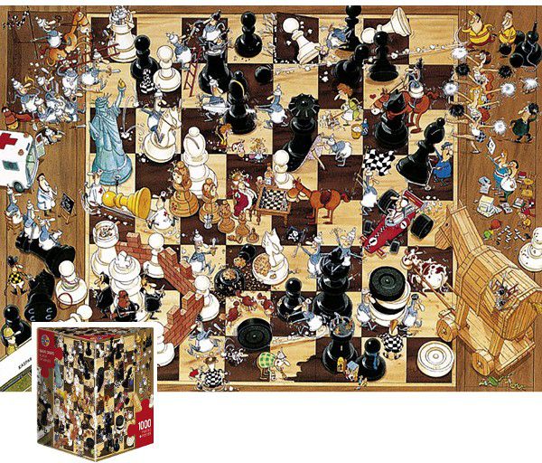 Heye Puzzle 1000 elementow Black or