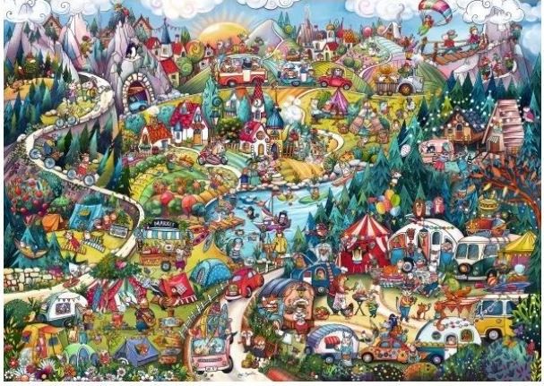 Heye Puzzle 2000 el. Aktywny weekend