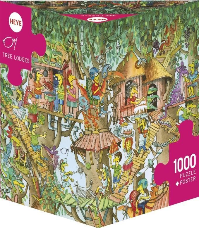 Heye Puzzle 1000 Domki na drzewie
