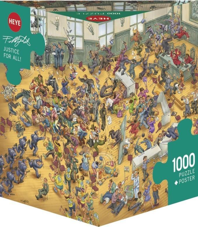 Heye Puzzle 1000 Sprawiedliwosc dla wszytskich