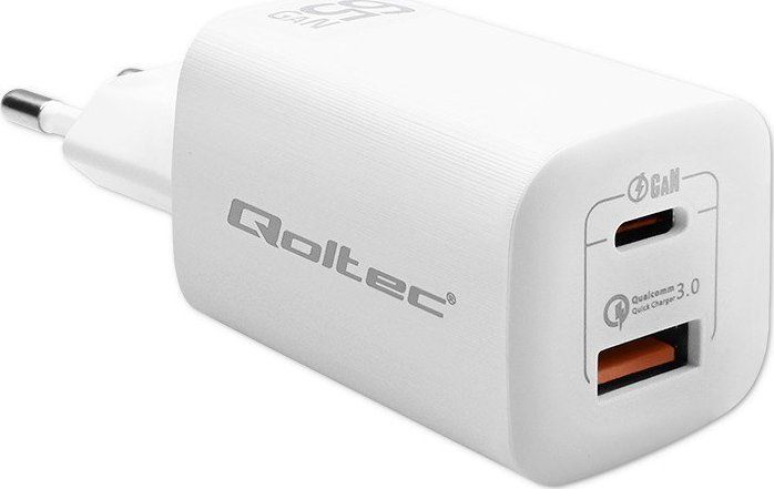 Ladowarka Qoltec 65W GaN ULTRA sieciowa