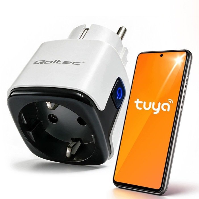 Qoltec Inteligentne gniazdko Wi-Fi 16A timer