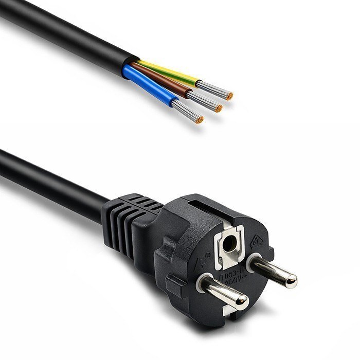 Kabel zasilajacy Qoltec SCHUKO CEE 7/7