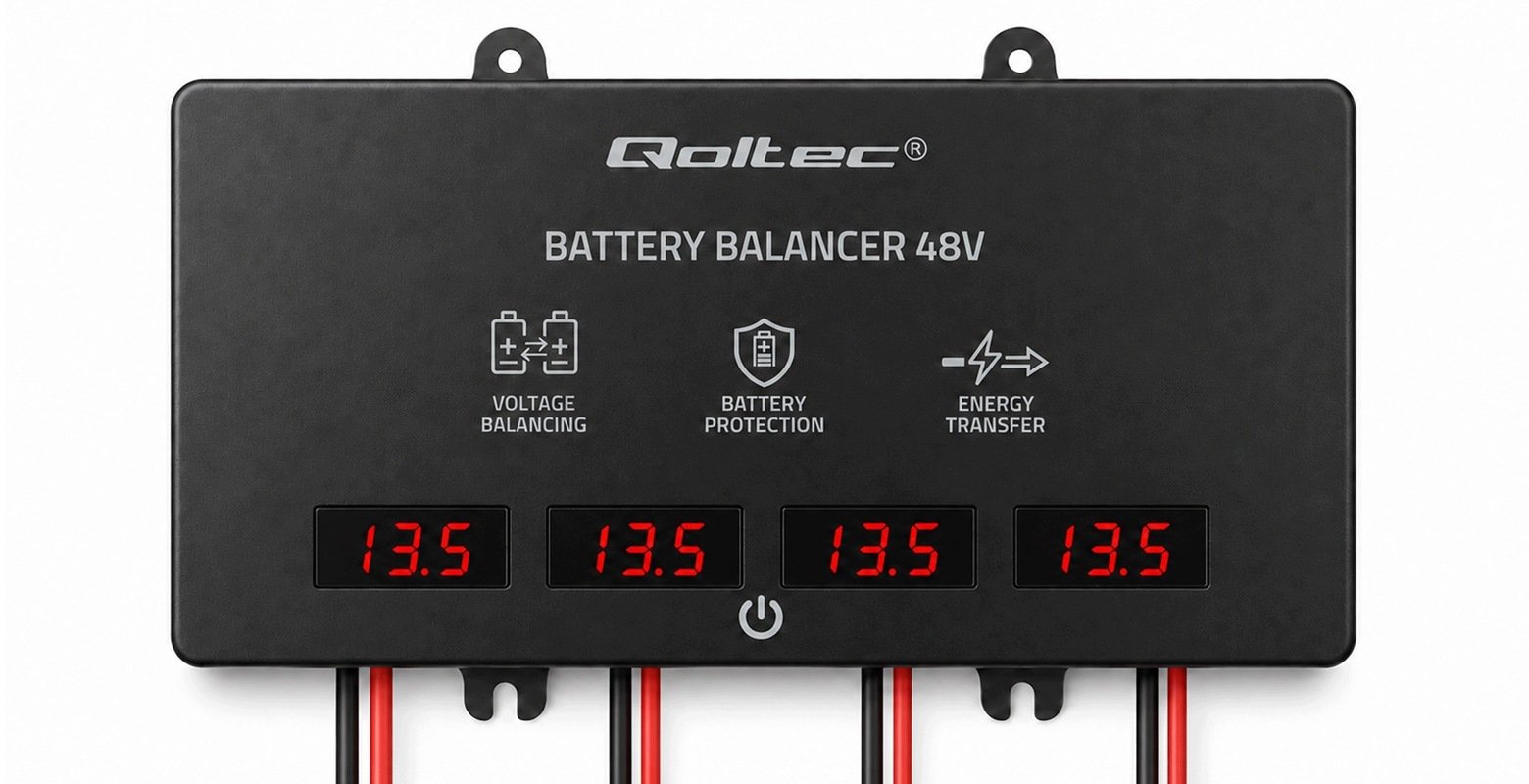 Ladowarka Qoltec Balanser napiecia 48V do