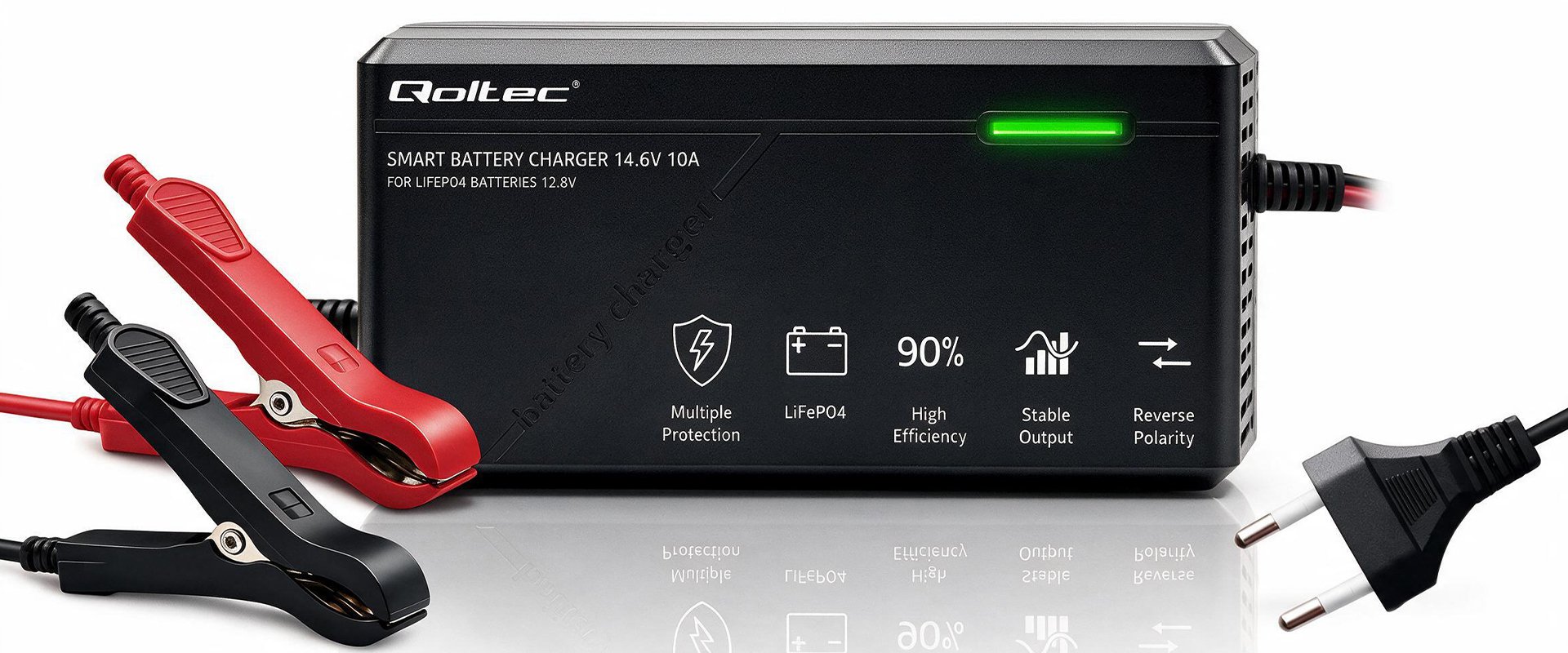 Ladowarka Qoltec Do LiFePO4 12V  10A
