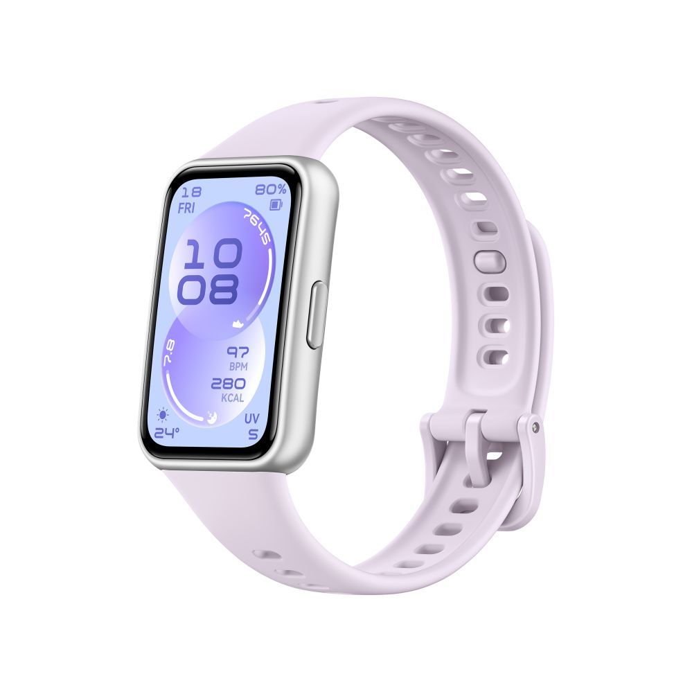 Fitnesa aproce Huawei Band 11 Silver Durable Polymer Case with Purple Fluoroelastomer Strap 6942103182563 55020GVM (6942103182563) Viedais pulkstenis, smartwatch Fitnesa aproce Huawei Band 11 Silver Durable Polymer Case with Purple Fluoroelastomer Strap 6942103182563 55020GVM (6942103182563) Viedais pulkstenis, smartwatch