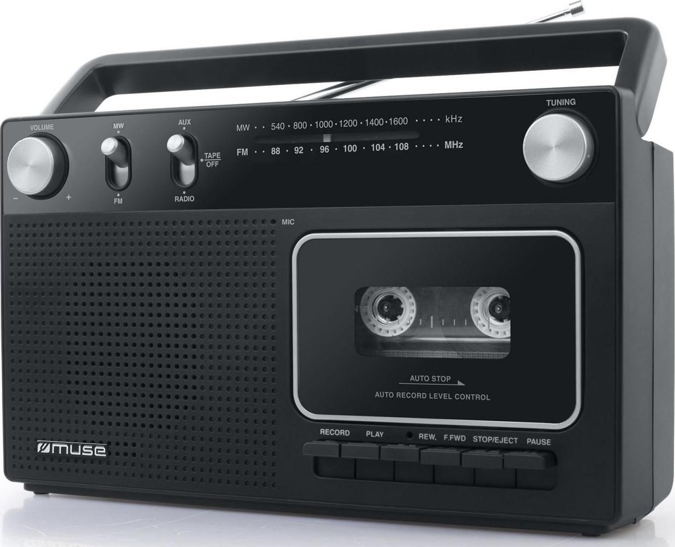 Muse Radio ar kasesu magnetofonu M-152 RC pārnēsājamais skaļrunis Muse Radio ar kasesu magnetofonu M-152 RC pārnēsājamais skaļrunis
