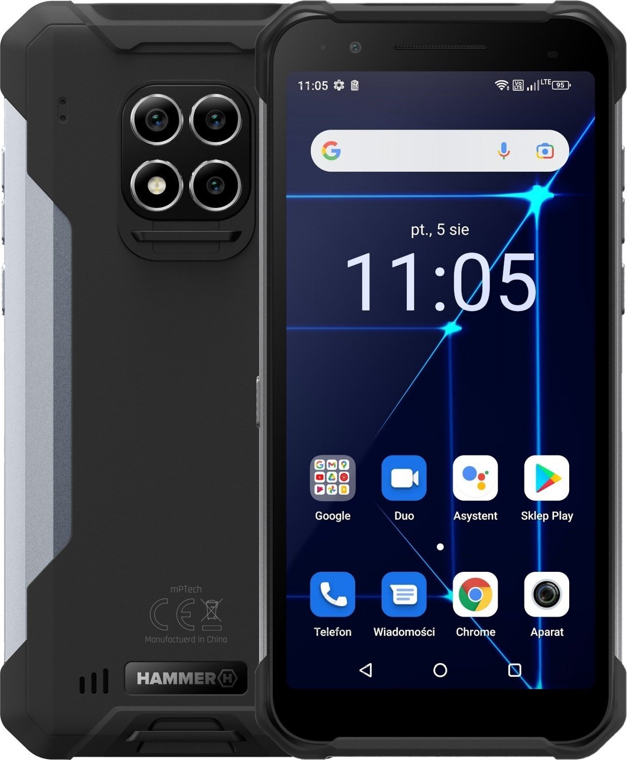 Smartfon myPhone Hammer Construction eSIM Mobilais Telefons Smartfon myPhone Hammer Construction eSIM Mobilais Telefons