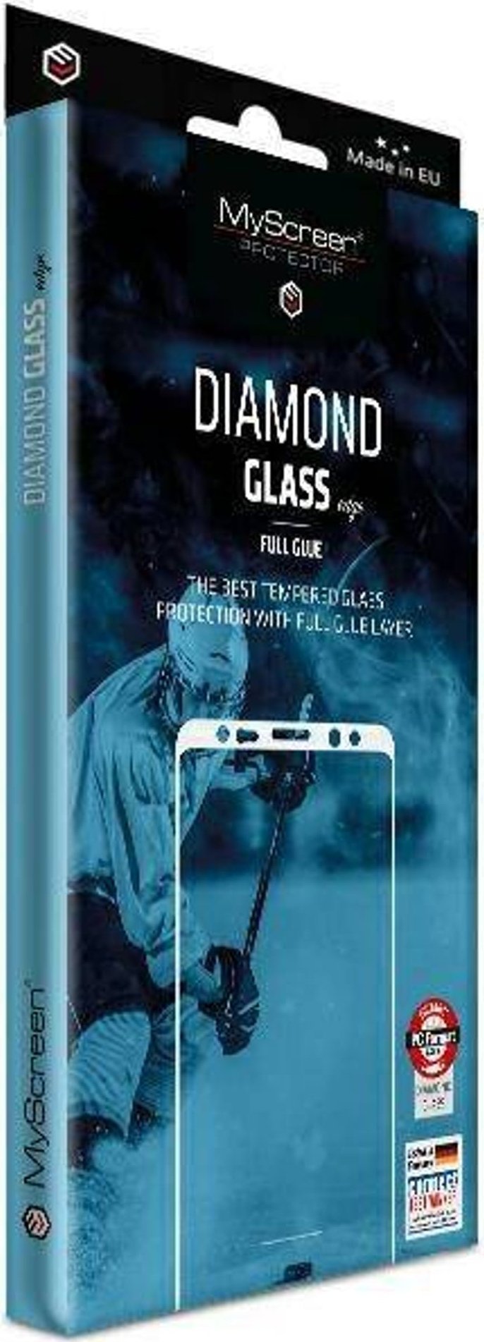 MyScreen Diamond Glass Edge Full Glue do Google Pixel 8 Pro aizsardzība ekrānam mobilajiem telefoniem