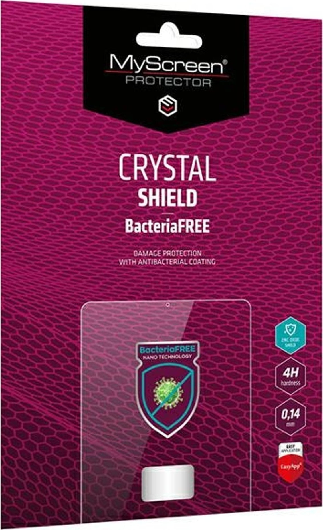 MS CRYSTAL BacteriaFREE Apple AirPad Pro 11" 2018|2020|2021 | Air 4 gen. aizsardzība ekrānam mobilajiem telefoniem