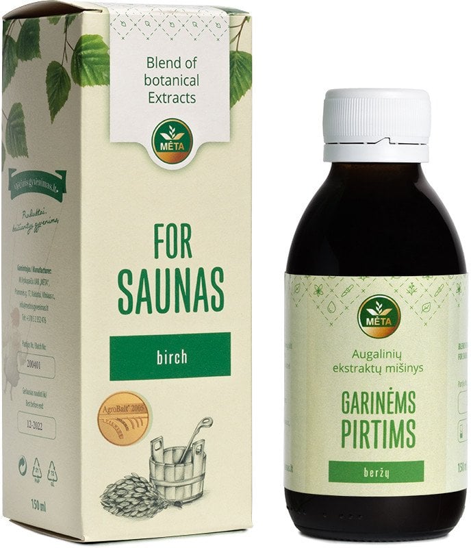 META EXTRACTS FOR STEAM SAUNA. BIRCH
