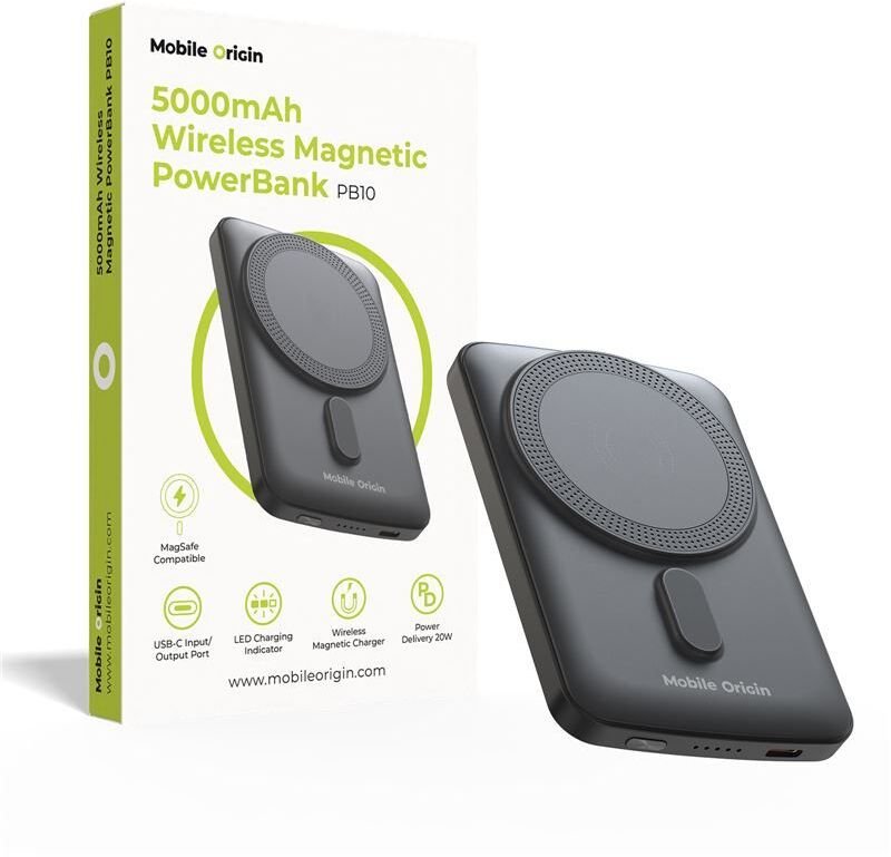 Powerbank Mobile Origin Wireless Magneti 5000mAh