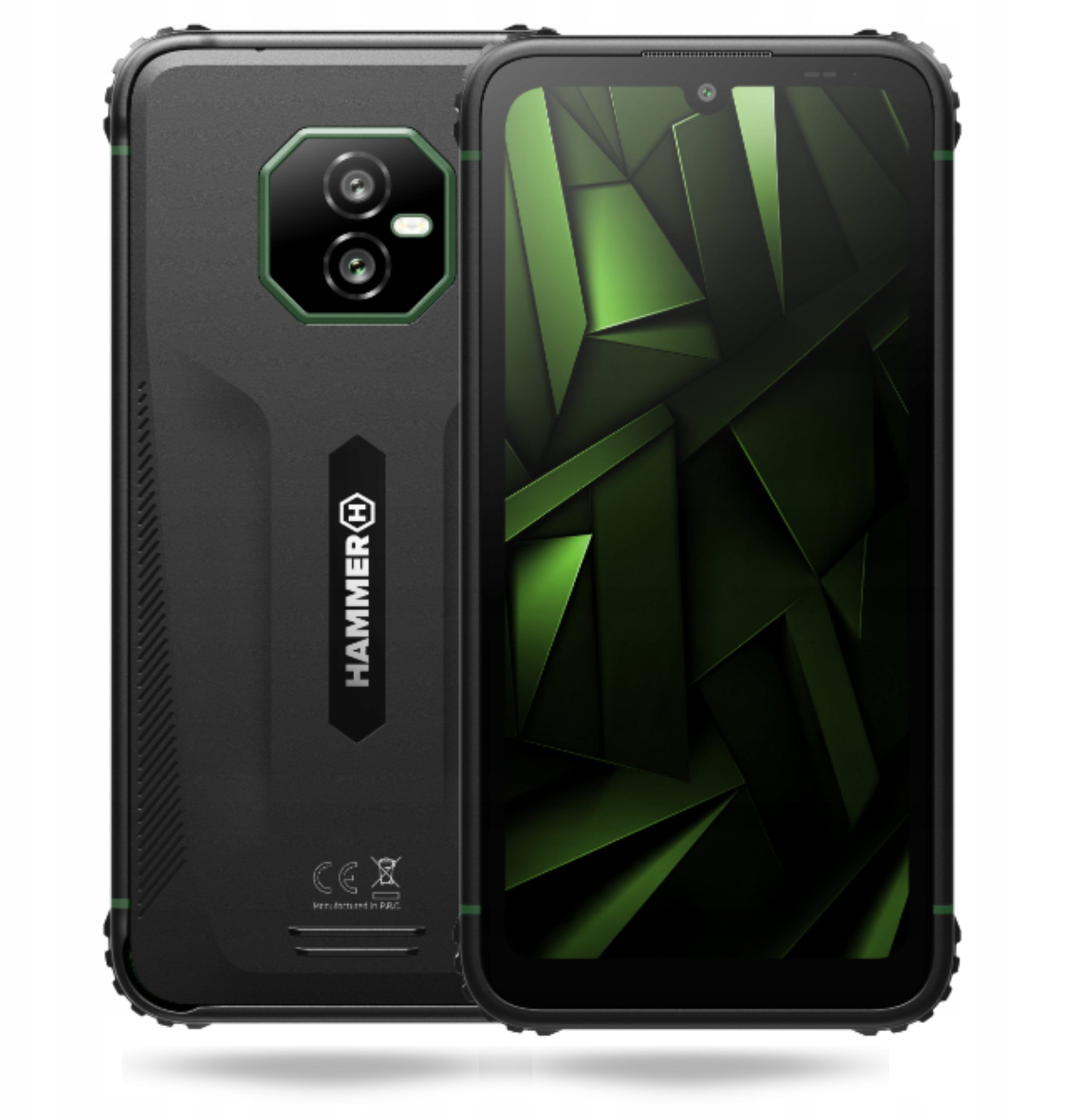 myPhone Hammer Ranger LTE 6/128GB czarno-zielony Mobilais Telefons myPhone Hammer Ranger LTE 6/128GB czarno-zielony Mobilais Telefons
