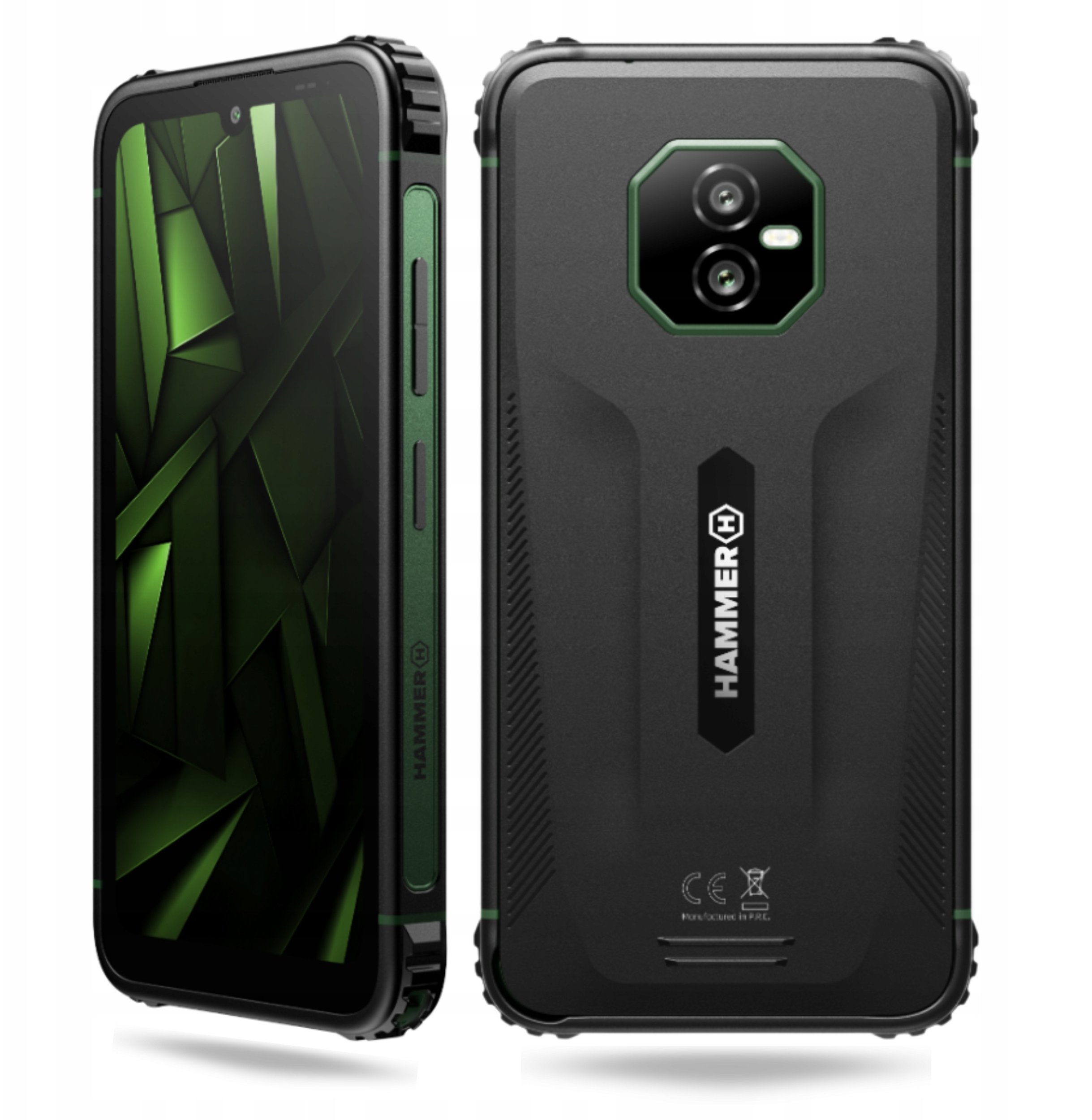 myPhone Hammer Ranger LTE 6/128GB czarno-zielony Mobilais Telefons myPhone Hammer Ranger LTE 6/128GB czarno-zielony Mobilais Telefons