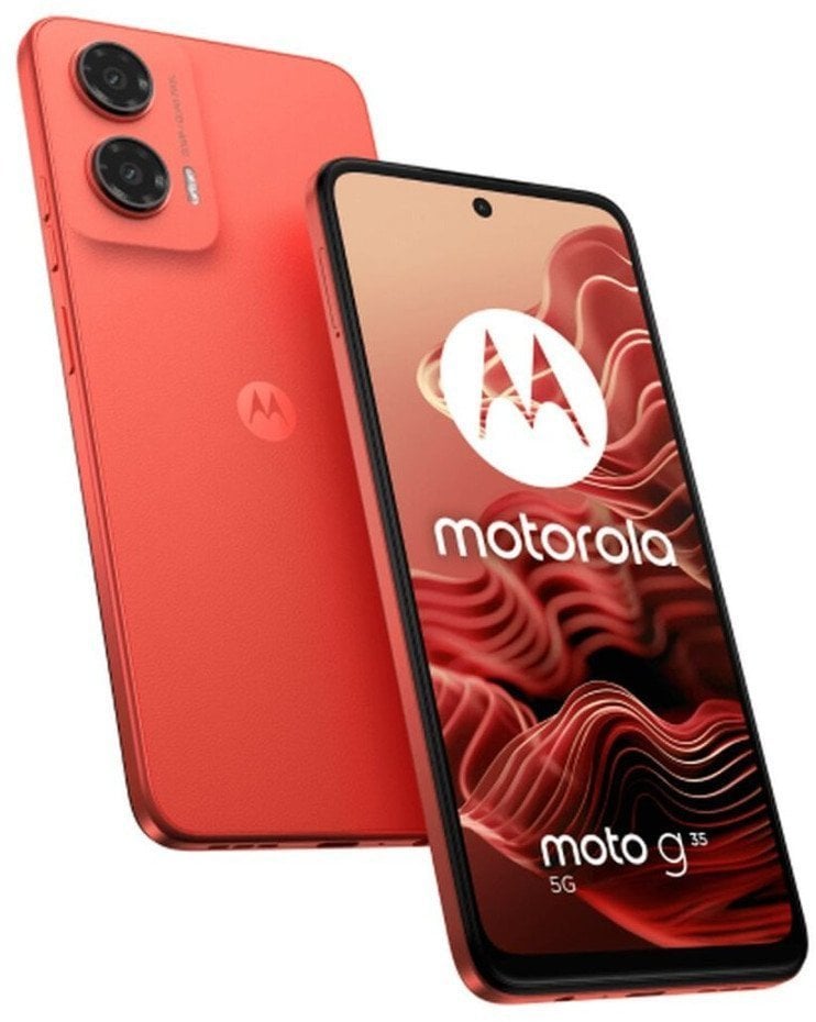 Smartfon Motorola Moto G35 5G 8/128GB Czerwony (PB3K0012PL) PB3K0012PL (840023271861) Mobilais Telefons Smartfon Motorola Moto G35 5G 8/128GB Czerwony (PB3K0012PL) PB3K0012PL (840023271861) Mobilais Telefons