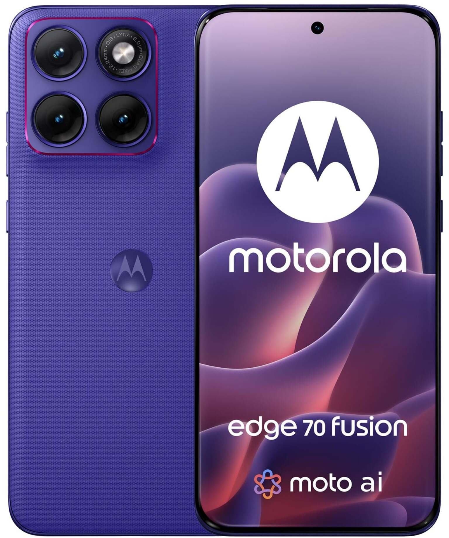 Smartfon Motorola Edge 70 Fusion 5G 12/256GB Fioletowy  (PBBE0052PL) PBBE0052PL (840493622323) Mobilais Telefons