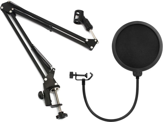 Massa Microphone stand + Pop Ps1 studio filter foto, video aksesuāri Massa Microphone stand + Pop Ps1 studio filter foto, video aksesuāri