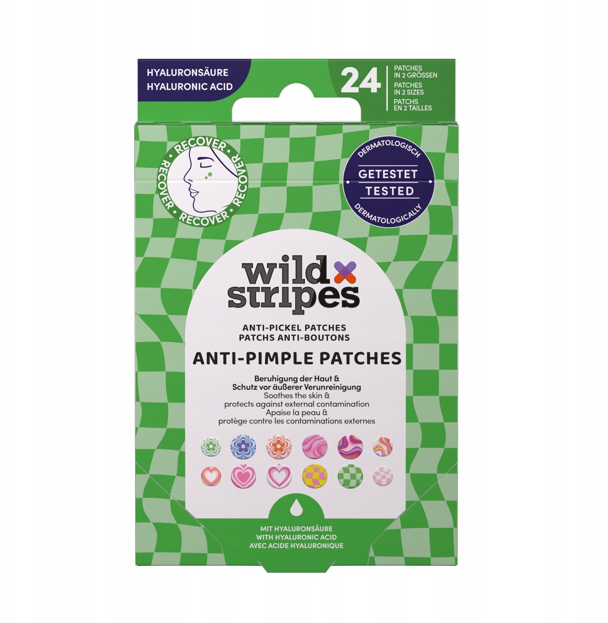Milton Wild Stripes_Anti-Pimple Patches Groovy Recover