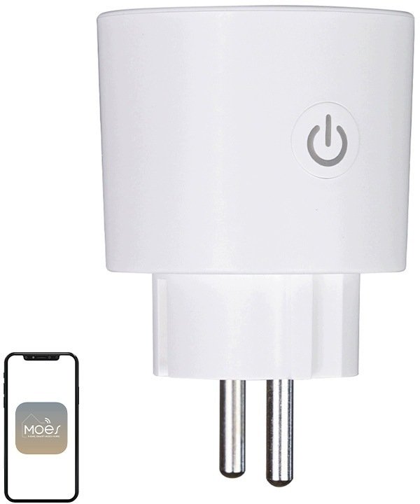 Moes Inteligentne gniazdko (MWP-EU16M-WH-MS) MWP-EU16M-WH-MS (6974246470863)