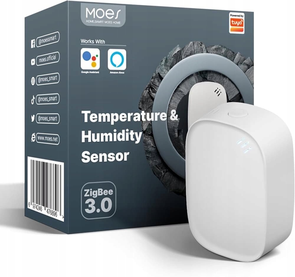 Moes Czujnik temperatury i wilgotnosci ZSS-S01-TH-C