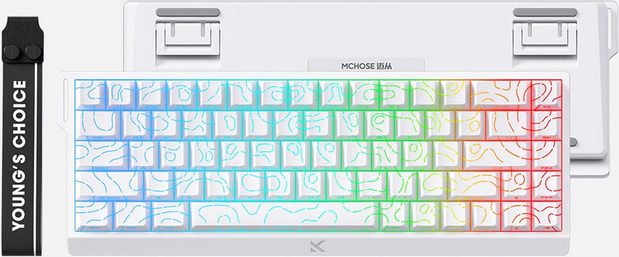 Klawiatura MCHOSE Ace 68 Ice Rhino