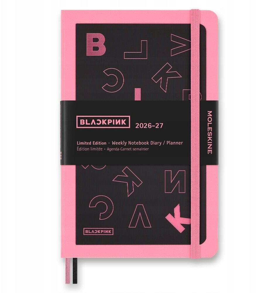 Moleskine Kalendarz tygodniowy 2026 Blackpink 18M
