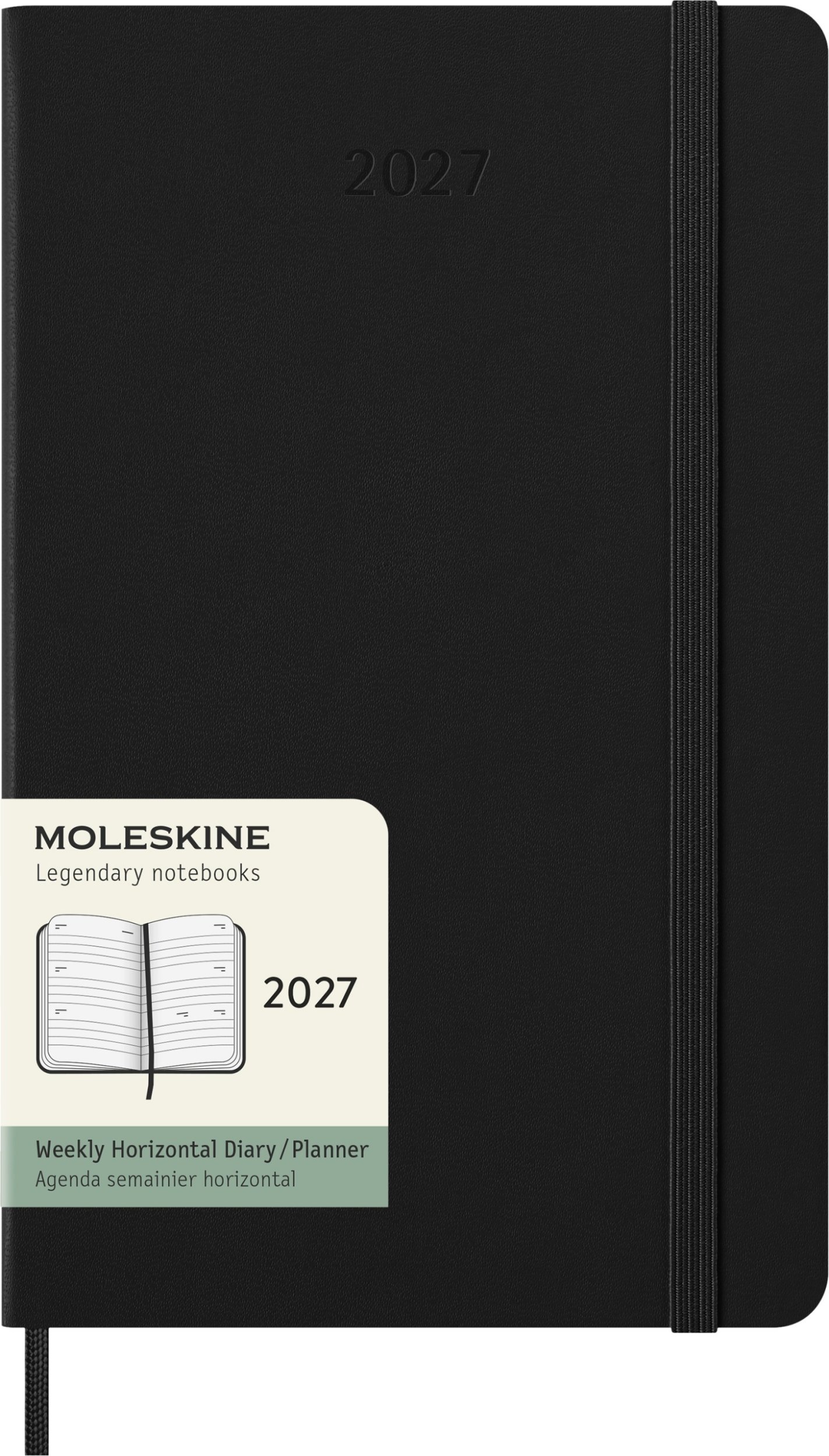 Moleskine Kalendarz tygodniowy horyzontalny 2027  12M