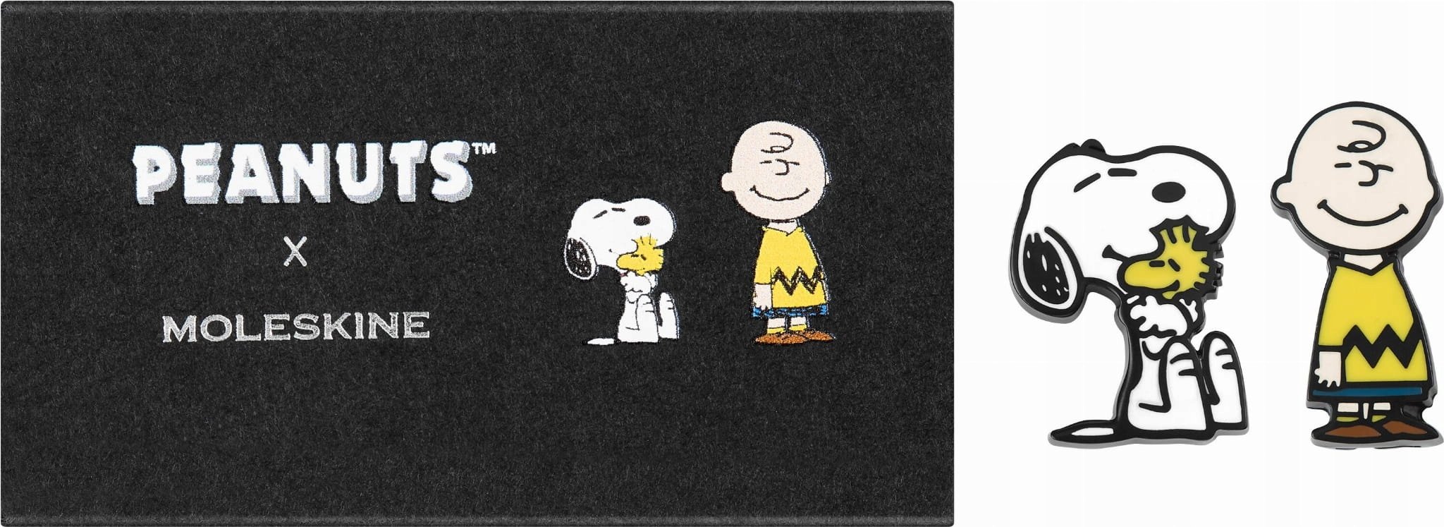 Moleskine Zestaw Peanuts 2 przypinki +