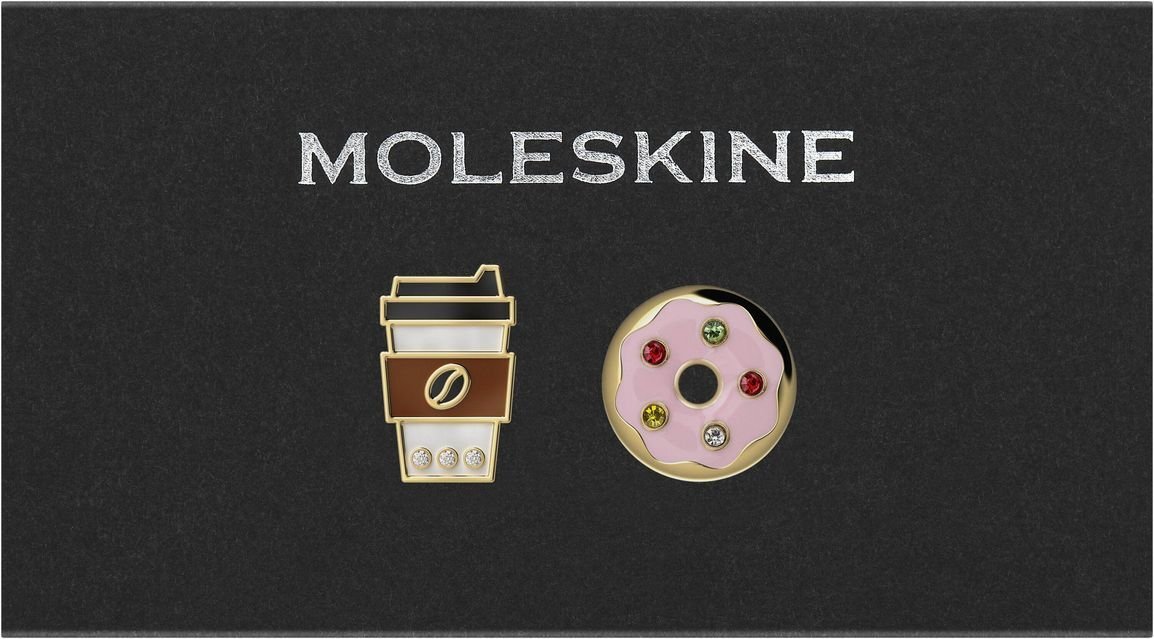 Moleskine Zestaw 2 przypinek Kraje US