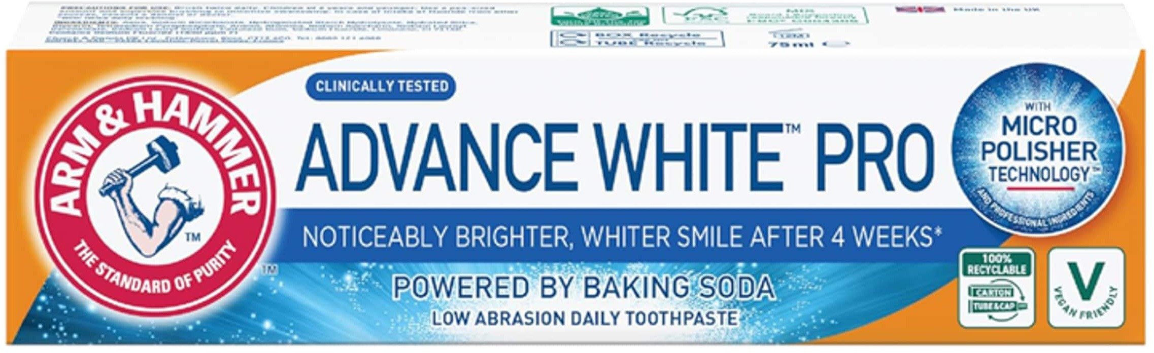 Marvis Arm Hammer Advance White Pro