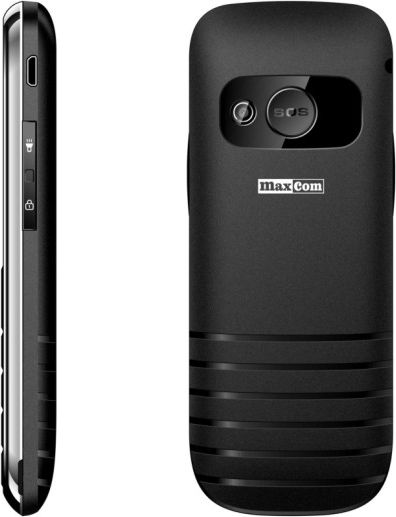 MaxCom MM720BB, Senior Phone GSM (Color Display), Senior Phone, Black-Silver Mobilais Telefons