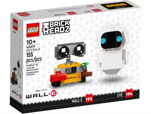 LEGO BrickHeadz EWA i WALL-E (40619) LEGO konstruktors