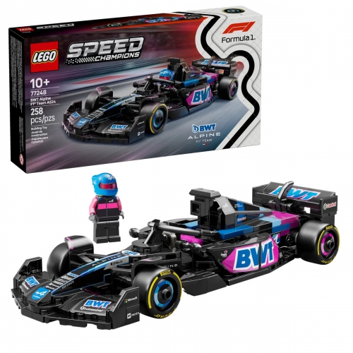 LEGO Speed Champions 77248 -BWT Alpine F1 Registered  Team A524 kilpa-auto LEGO konstruktors
