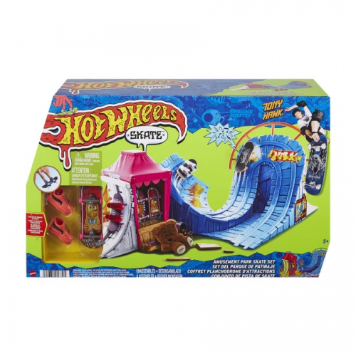 Hot Wheels Finger Skate Amusement Park Skate Set 194735057795